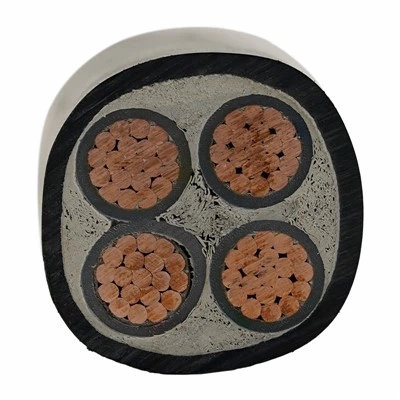 Cable cubierto aislado de PVC